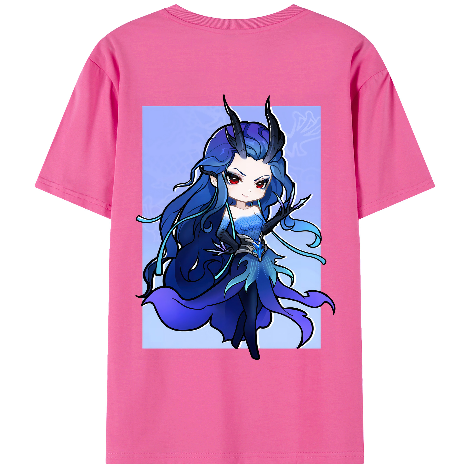 （画像用） Ne Zha 2 ナタ 魔童の大暴れ レディース半袖Tシャツ(バックプリント)